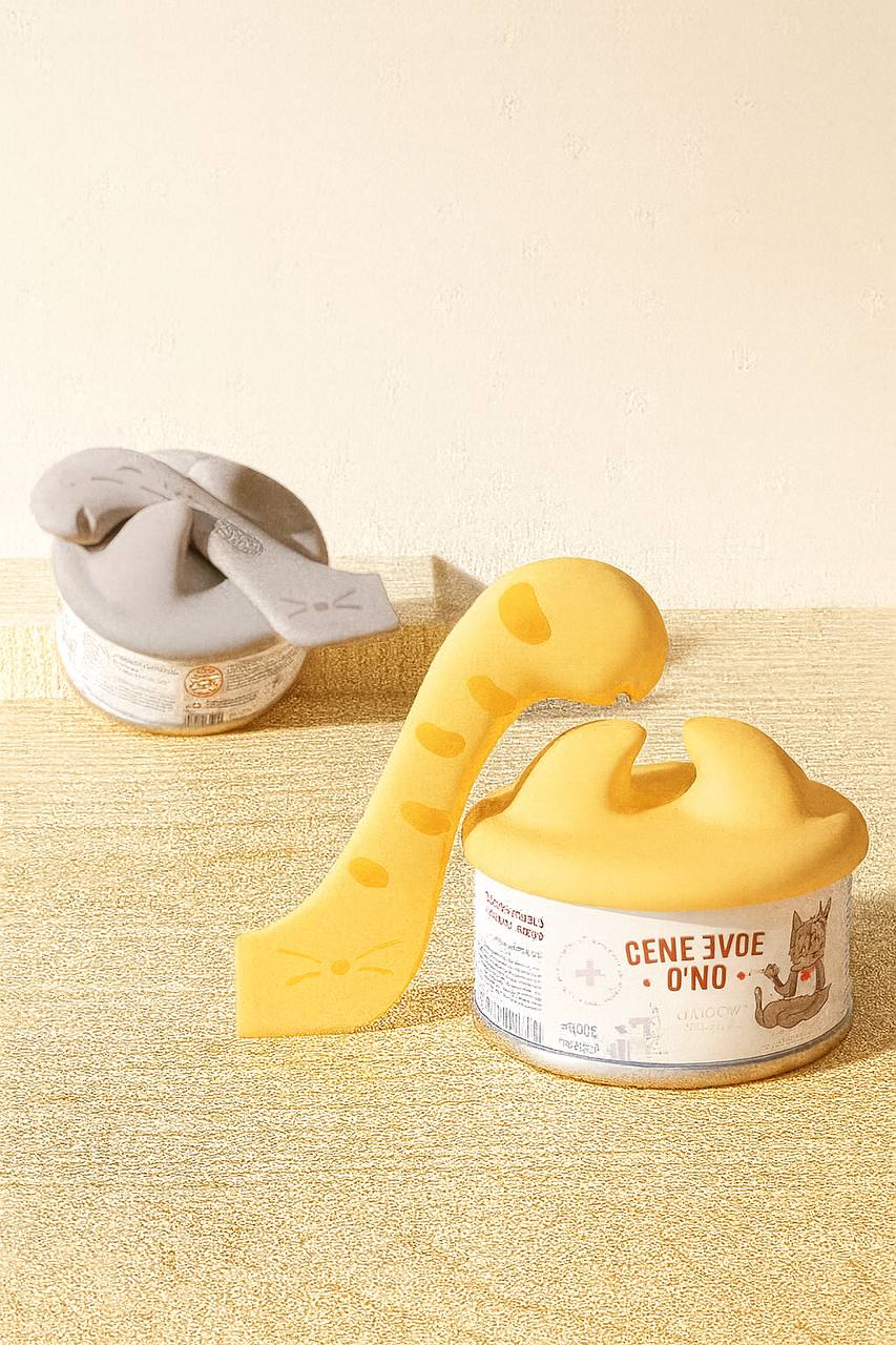Pet Can Opener & Silicone Can Cover Set