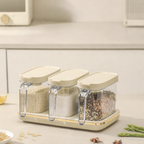 Magnetic Spice Jar with Built-In Spoon