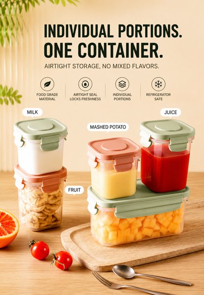 Fruit Container with Ice Pack Set