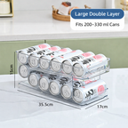 Stackable Gravity Can Dispenser for Refrigerator