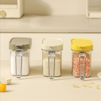 Magnetic Spice Jar with Built-In Spoon