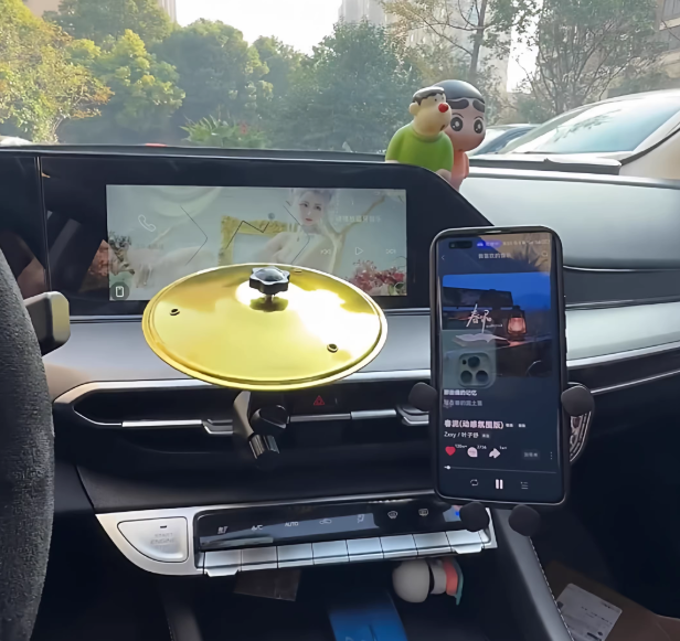 Car Vent Mounted Rhythm Cymbal