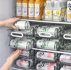 Stackable Gravity Can Dispenser for Refrigerator