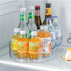 360° Rotating Refrigerator Organizer for Bottles & Condiments