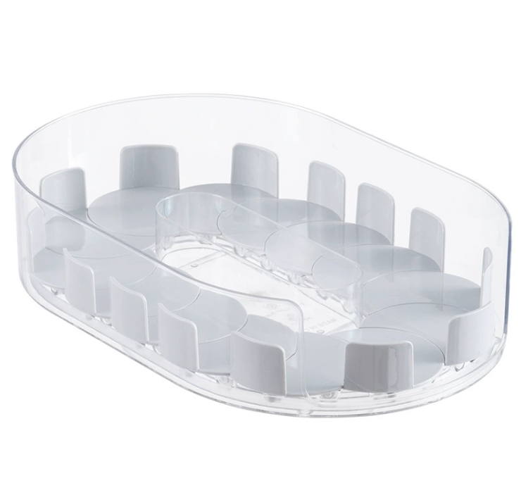 360° Rotating Refrigerator Organizer for Bottles & Condiments