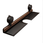 Over-the-Faucet Bathroom Sink Shelf in FAS Black Walnut