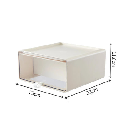 Stackable Dustproof Display Case for Collectibles & Desk Organization