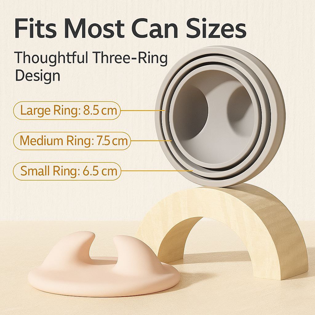 Pet Can Opener & Silicone Can Cover Set